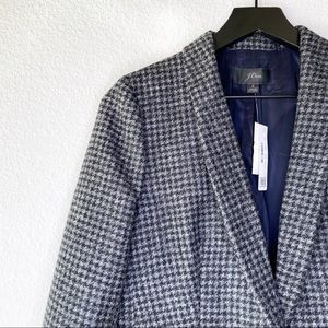 Crewparke Blazer In Houndstooth Wool 